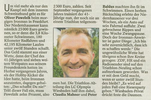 Wiesbadener Kurier vom 30.06.2007